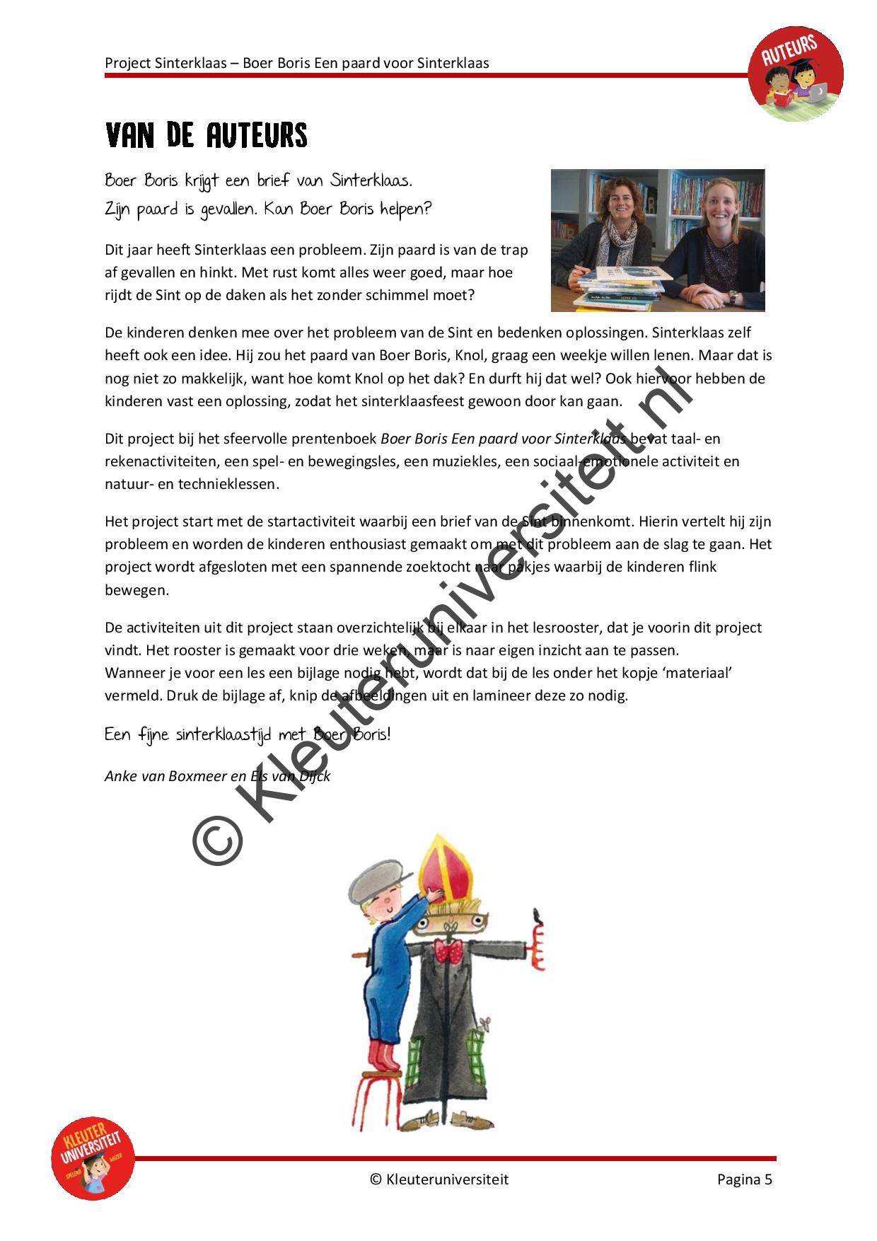 Boer Boris Een Paard Voor Sinterklaas Kleuteruniversiteit