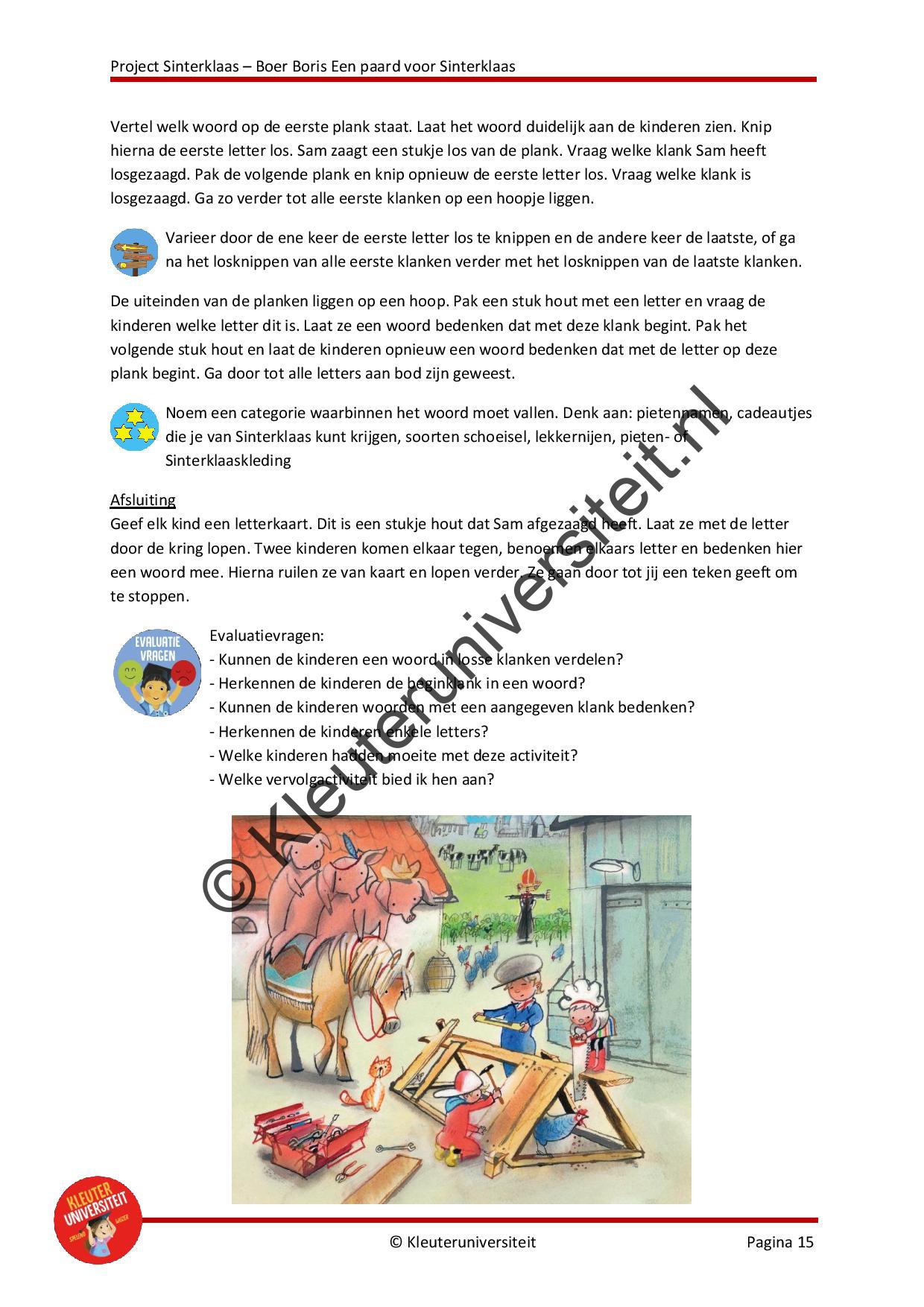 Boer Boris Een Paard Voor Sinterklaas Kleuteruniversiteit