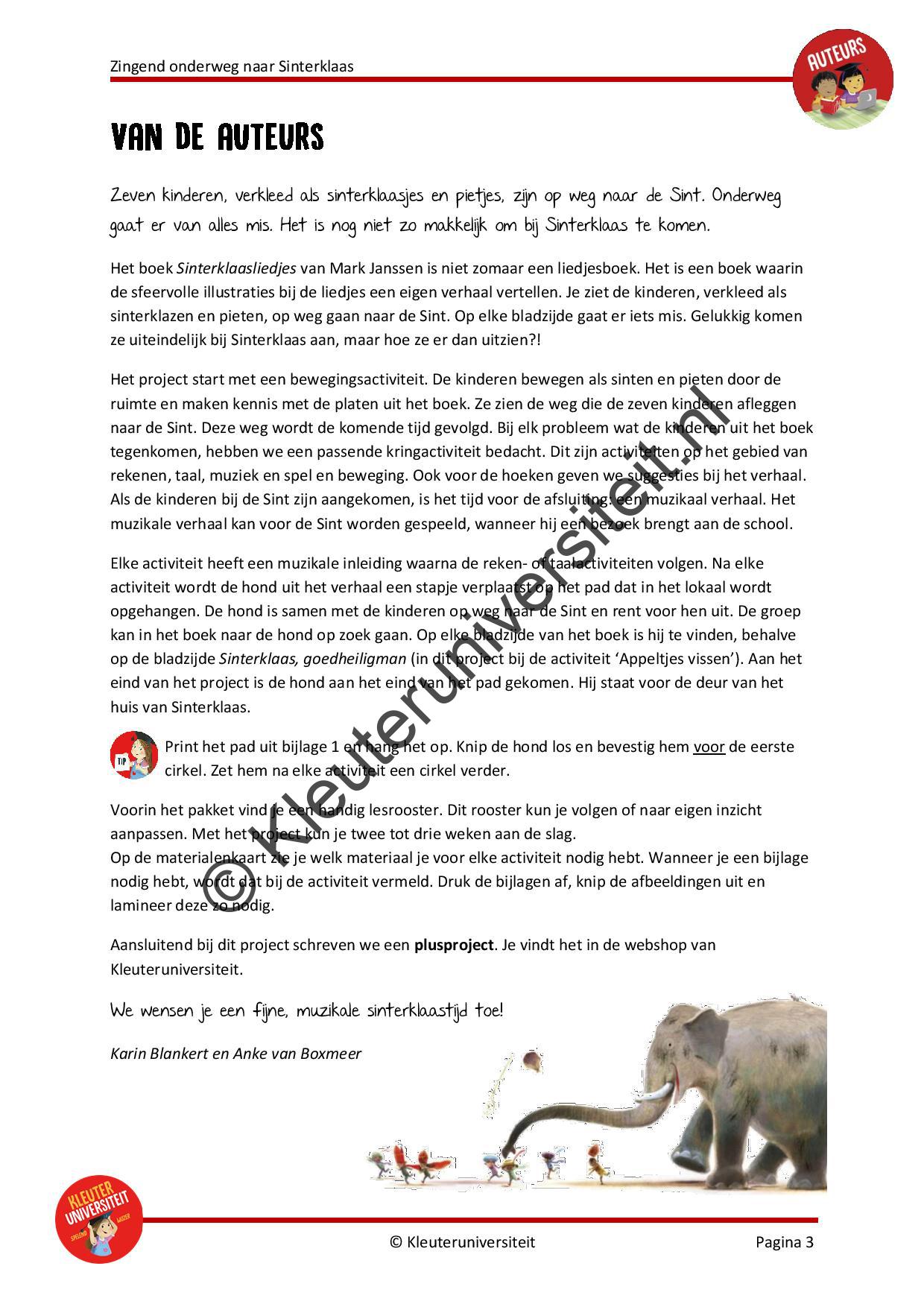 Zingend Onderweg Naar Sinterklaas Kleuteruniversiteit